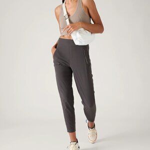 Athleta Gray Jogger Utility Pants | Size 12